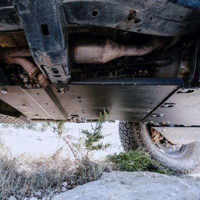 2014-Present 4Runner Transmission Skid Plate Aluminum/Powdercoat Cali Raised LED
