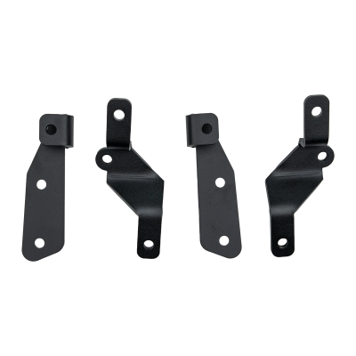 Ditch Light Mount Kit Fits 21-Present Ford Bronco Raptor - (2) 3X2 18W LED Pods/(2) 3.5 Inch Round Cannon Pods Cali Raised LED