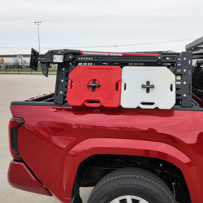 Overland Bed Rack For 24-Present Toyota Tacoma/Long Bed Mid Height Rack Cali Raised LED
