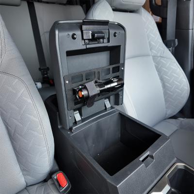 Interior Center Console Molle Panel For 24 Toyota Tacoma Cali Raised LED