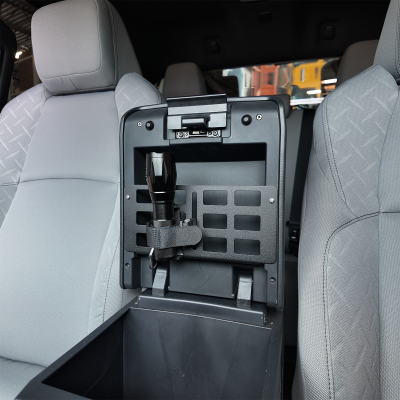 Interior Center Console Molle Panel For 24 Toyota Tacoma Cali Raised LED