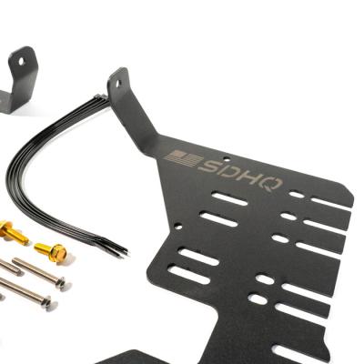 Universal Behind The Grill With Center Support For Dual 10 Inch Bars and S2 Mount Set Of 2 SDHQ Offroad