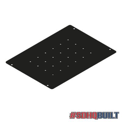 Chase Rack Tire Cradle Delete Plate Full Size Powder Coated SDHQ Offroad