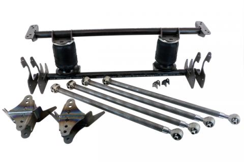 Universal Hd 4-Link For 3.5 Inch Diameter Axle Weld-On 1.5 Inch Bars W/ R-Joint Xl 2107 Air Springs And Brackets Shocks And Panhard Bar Kit Sold Separately Ridetech