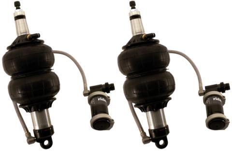 Front TQ Shockwaves For 1970-1981 Camaro and Firebird For Use W/ Ridetech Lower Arms Pair Of Triple Adjustable Shock waves W/ 1/4 Inch Airline Fittings Ridetech