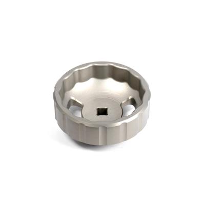 Hard Anodized Billet Aluminum Engine Oil Filter Socket-76mm 14F PPE