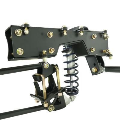 HQ Coil-Over System For 2007-2016 Silverado / Sierra 1500 2WD W/ OE Cast Steel Arms Drop Spindles Front And Rear HQ Series Coil-Overs Front Upper Strongarms Rear 4-Link And Panhard Bar Ridetech