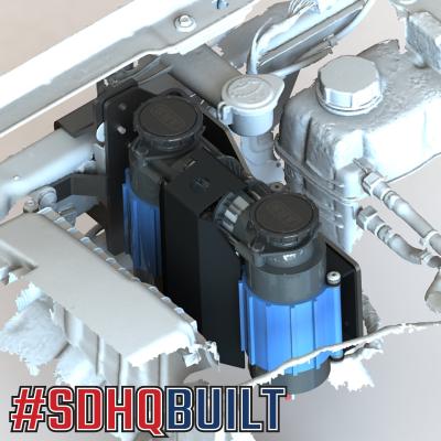 21-Present Bronco Under Hood Air Compressor Mount SDHQ Offroad