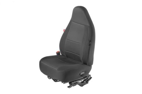 Jeep Wrangler Neoprene Seat Covers for 97-02 Jeep Wrangler TJ Black Diver Down