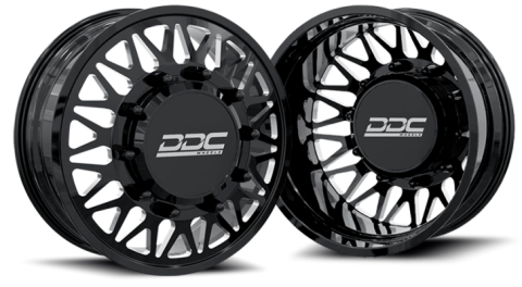 Dually Wheels The Mesh Forged 20x8.25 8x170 Black/Mill 99-04 Ford F-350 DDC Wheels