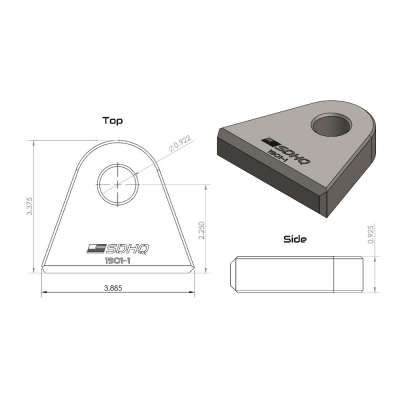 Heavy Duty Clevis/D-Ring Tab SDHQ Offroad