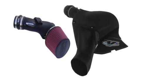 Closed Box Air Intake w/Primo Filter 03-07 Excursion/F-250/F-350/F-450/F-550 Super Duty Red Filter Volant