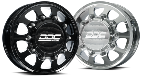 Dually Wheels The Shield 22x8.25 8x210 Polished 11-25 Silverado/Sierra 3500 DDC Wheels