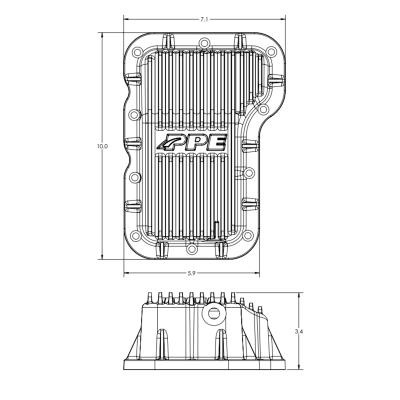 2018-2023 Jeep JL 2.0L Heavy-Duty Cast Aluminum Engine Oil Pan Black