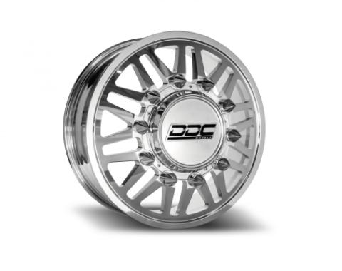 Dually Wheels Aftermath Polished 20X8.25 10X225 Super Duty/RAM Dually Wheel Kit F-450 05-10 F-450 15-25 Ram 4500 08-25 DDC Wheels