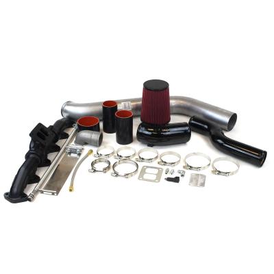 Dodge S300 SX-E 64/74 Single Turbo Kit For 03-07 5.9L Cummins .91 AR Industrial Injection