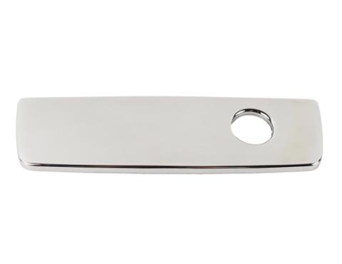 Jeep JK Glove Box Door Handle Cover 07-18 Wrangler JK Polished Silver Kentrol