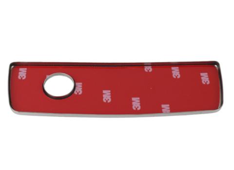 Jeep JK Glove Box Door Handle Cover 07-18 Wrangler JK Polished Silver Kentrol
