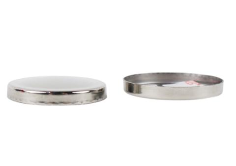 Jeep JK Liftgate Button Covers Pair 07-18 Wrangler JK Polished Silver Kentrol