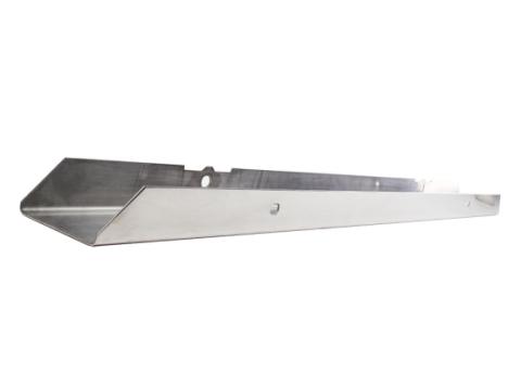 Jeep YJ 54 Inch Front Bumper Without Holes (No License Plate Holes) 87-95 Wrangler TJ Polished Silver Kentrol