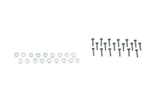 Jeep CJ Wire Mesh Guard Set 6 Pieces 76-86 CJ Polished Silver Kentrol