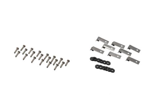 Jeep YJ Billet and Wire Mesh Set 6 Pieces 87-95 Wrangler TJ Polished Silver Kentrol