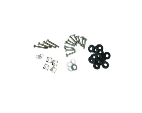 Jeep TJ Wire Mesh Guard Set 6 Pieces 97-06 Wrangler TJ Polished Silver Kentrol