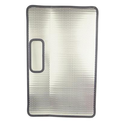 Jeep TJ Bug Shield 97 Wrangler TJ Polished Silver Kentrol