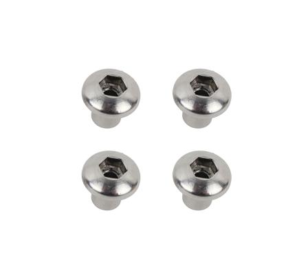 Jeep JK JK OEM Anti-Theft Door Nuts 2 Door 07-18 Wrangler JK Polished Silver Kentrol