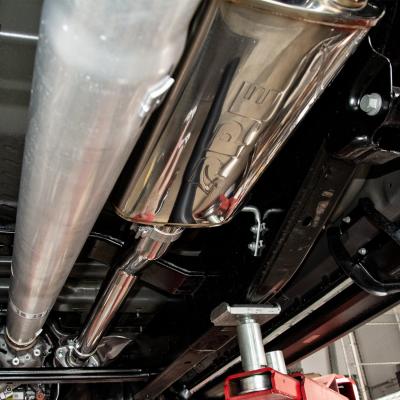 Exhaust Cat Back Ford F150 (2009-2014) Polish Tube Black Tips
