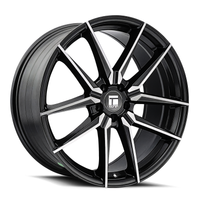 Touren Wheels TR94 3294 Gloss Graphite Brushed With Dark Tint 19X8.5 5-112 35MM 66.6MM