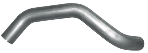 Exhaust Pipe 4 Inch 01-Early 07 Silverado/Sierra 2500/3500 Diesel First Section Driver Side Stainless Exhaust Tail Pipe Diamond Eye