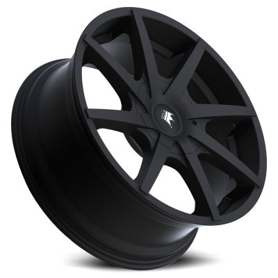 Cast Aluminum Wheels Kickstand 369 MB 24x9.5 Matte Black 5 On 115/5 On 120 Bolt Pattern 18 Offset Mazzi Wheels