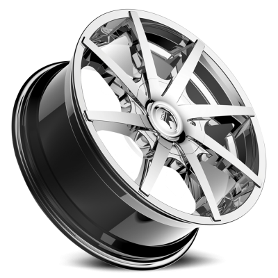 Cast Aluminum Wheels Kickstand 369 CH 24x9.5 Chrome 6 On 135/6 On 139.7 Bolt Pattern 30 Offset Mazzi Wheels