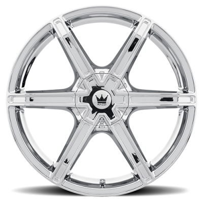 Cast Aluminum Wheels Stilts 371 CH 22x9.5 Chrome 5 On 115/5 On 139.7 Bolt Pattern 18 Offset Mazzi Wheels