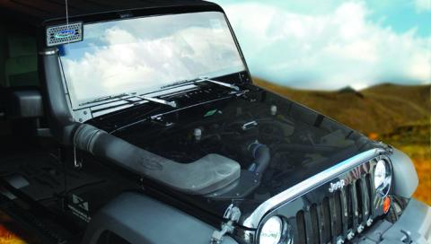 Closed Box Air Intake w/ Snorkel 07-11 Jeep Wrangler JK Volant