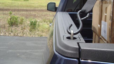 Ford Flush Fit Retractable Tie Down Anchors Special Offset Front or Middle 2015-Up Ford F150 2017-Up Ford F-250/F-350 Super Duty Bullring