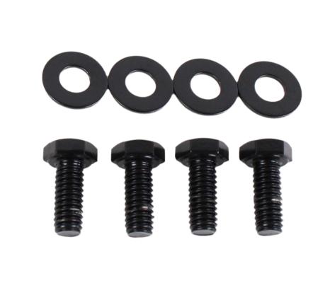 Jeep CJ/YJ Interior Windshield Brackets Pair 76-95 CJ and Wrangler YJ Powdercoat Black Kentrol