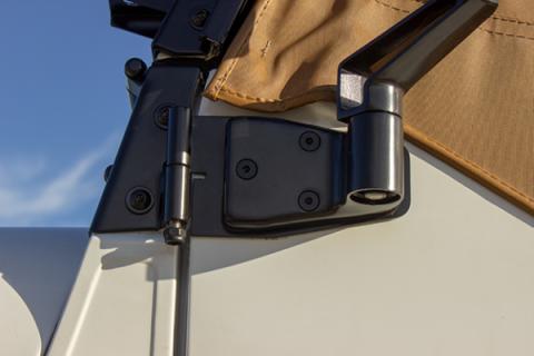 Jeep YJ Door Hinge Set 4 Pieces 87-95 Wrangler TJ Powdercoat Black Kentrol