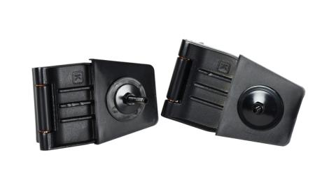 Jeep YJ/TJ Hardtop Liftgate Hinge Pair 87-06 Wrangler TJ/YJ Powdercoat Black Kentrol