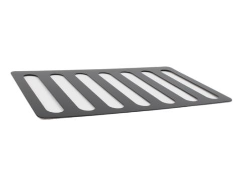 Jeep JK Hood Vent 07-18 Wrangler JK Powdercoat Black Kentrol
