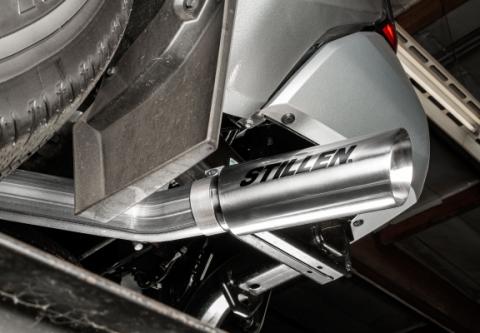 24-Present Toyota Tacoma Side Exit Cat Back Exhaust with Polished Tip Stillen