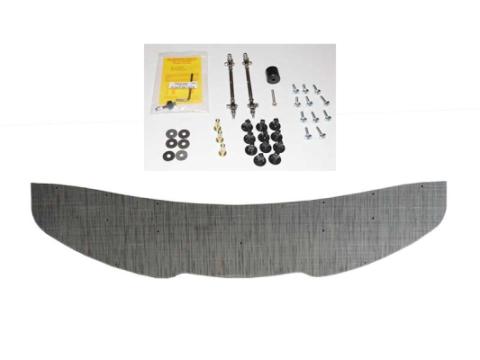 Tegris Splitter with Installation Kit for 02-06 Mini Cooper S Hatchback 05-08 Convertible Gen 1 MINI Cooper with JCW Bumper M7 Speed