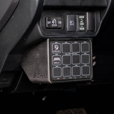 16-Present Toyota Tacoma 3D Printed RCR 12 Keypad Mount SDHQ Offroad