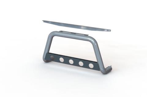 R55-R59 Bull Bar Kit with add-on Extension Light Bar for three or four lights