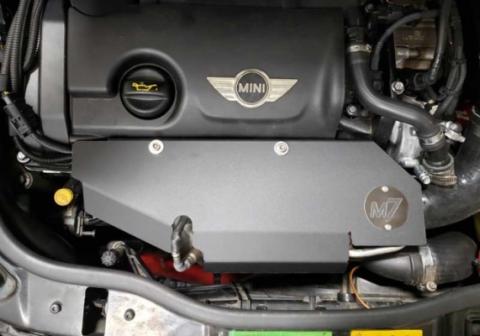 Turbo Heatshield Matte Black Powder Coat  M7 Speed