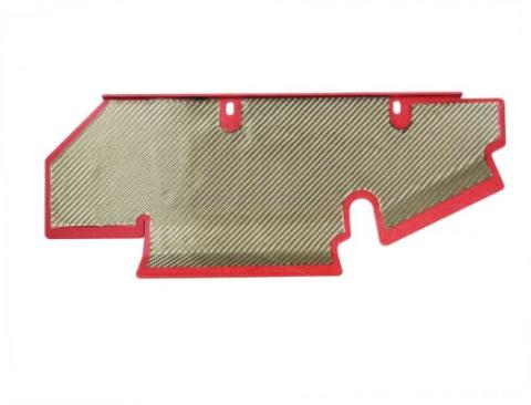 Turbo Heatshield Haciendia Wrinkle Red Powder Coat (Limited Edition) M7 Speed