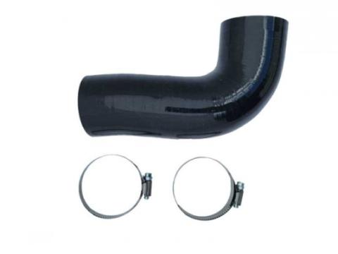 Replacement Lower Cold Side Intercooler 90 Degree Elbow W/Clamps Red M7 Speed