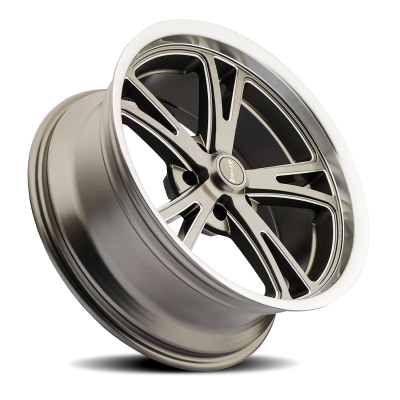 Ridler Wheels Aluminum Wheels 606 GY 20x8.5 Grey Milled Spokes-Diamond Lip 5 On 114.3 Bolt Pattern 0 Offset