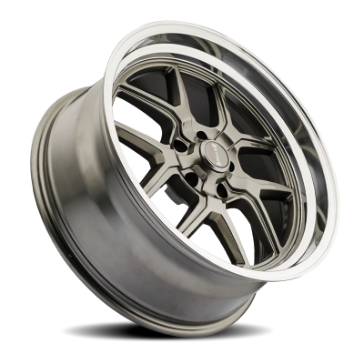 Ridler Wheels Aluminum Wheels 610 G 17x8 Grey Polished Lip 5 On 114.3 Bolt Pattern Offset